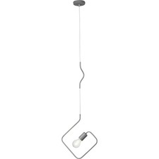 Suspension Luminaire De Plafond Kacy Gris Moderne Max. 60W E27
