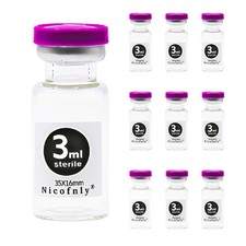 3ml Flacons en verre