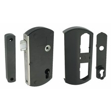 Serrure pour portail bois /