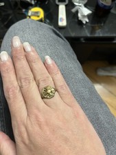 Ancienne Bague Chevalière Croix De Guerre Poilus