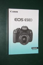 mode d´emploi   Canon EOS 650D