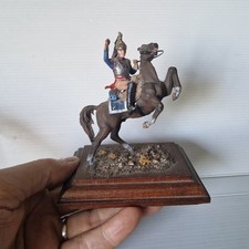 Cavalier empire , plomb peint