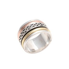 Bague femme et homme en argent