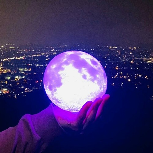 Lampe lithophanie moon - lampe,