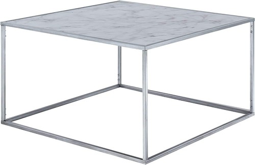 Faux marble coffee table - marble,