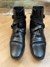Bottines LOUIS VUITTON Homme Cuir Noir À Brides LV T41 - 6,5. Offres Bienvenues