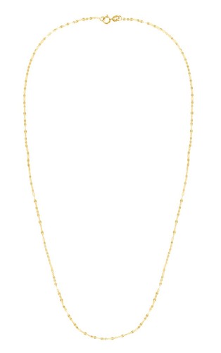 Collier chaîne rolo miroir - en,