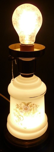 Lampe vianne verre soufflé - lampe,