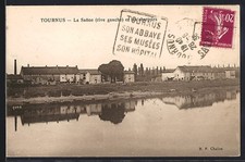 CPA Tournus, La Saône, rive