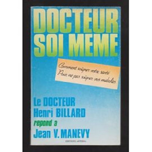Livre docteur soi même - docteur,