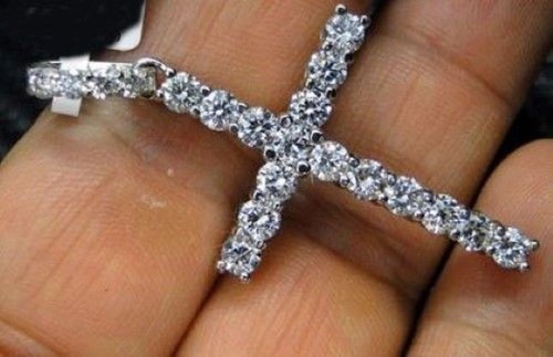 Collier pendentif croix 1 - pendentif, de