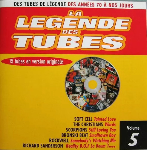 Légende des tubes volume - des,