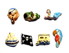 Série complète de fèves CLAMECY LE TRESOR DES PIRATES * 200