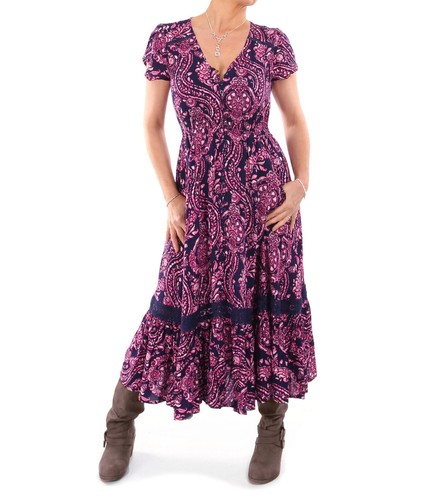 Robe midi boutonnée - midi, À