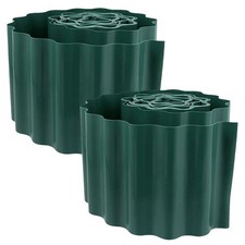  2 Rolls Bordure De Jardinet En Plastique Pour Aménagement Paysager