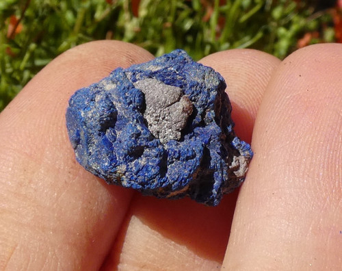 Azurite chessylite inclusion - chessylite, &