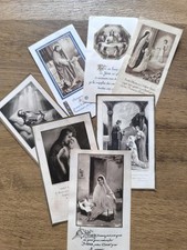 Lot De 7 Images Pieuses Carte