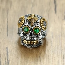 BAGUE ACIER INOXYDABLE CRÂNE