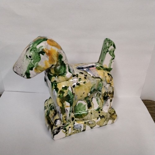 Tirelire chien faience - tirelire, de