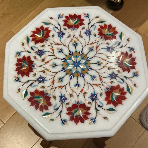 Marble table top round - 12",