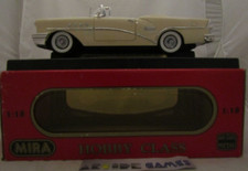 VEHICULE 1/18 BUICK CENTURY 1955 CREME - MIRA (vendeur pro)