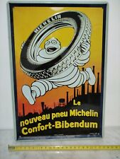 Gde Plaque Michelin Bibendum ronde Bosse Vintage 