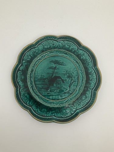 Faïence rubelles assiette - de,