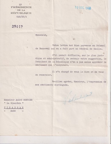 Décembre 1960 de gaulle - de,