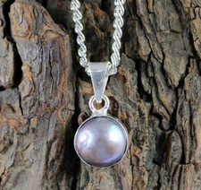 Pendentif Certifié En Perle Ronde Noire Tahitienne De Mer Du Sud De 6,65 Ct