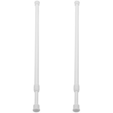 2 Pcs Barre Rideau Douche