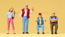 Preiser 65313 - Camionneurs et auto stopeurs - O (1:43)