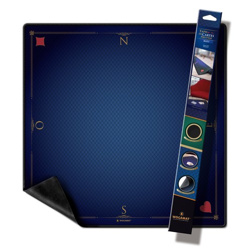 Tapis jeu cartes - de,