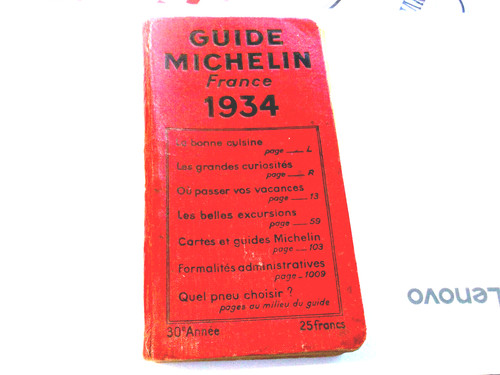 Guide 1934 michelin - 1934,