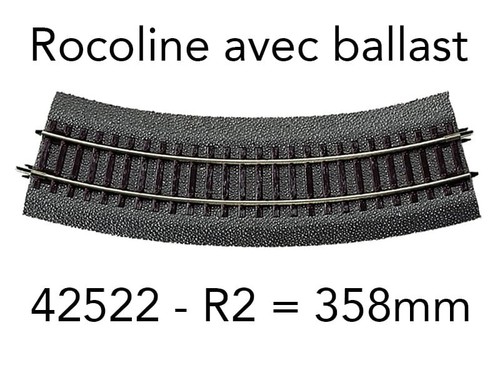 Roco rail courbe - r2, 358