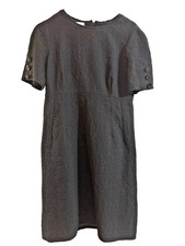 WEILL belle robe noire manches