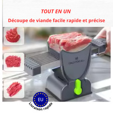 Couteau scie lame Coupe-viande manuel tout-en-un – Tranche, hache, émince –