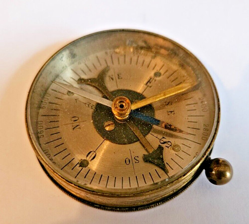 Ancienne boussole verre - boussole,