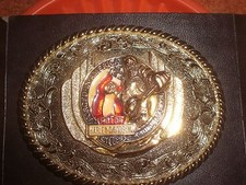 HARLEY VINTAGE 75TH ANNIVERSARY 1978 RAINTREE FORGED IN AMERICA BELT BUCKLE 3D