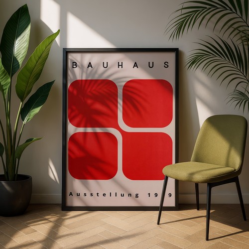 Toile décorative bauhaus 1919 - décorative,