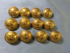 BOUTON 22° REGIMENT d'INFANTERIE de LIGNE OFFICIER- 22 mm-P&B Lyon * A L'UNITE