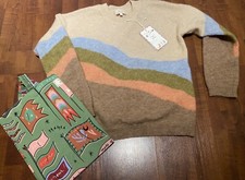 Pull Sezane Collab Pangea Arc En Ciel - T. S Sweater Rainbow
