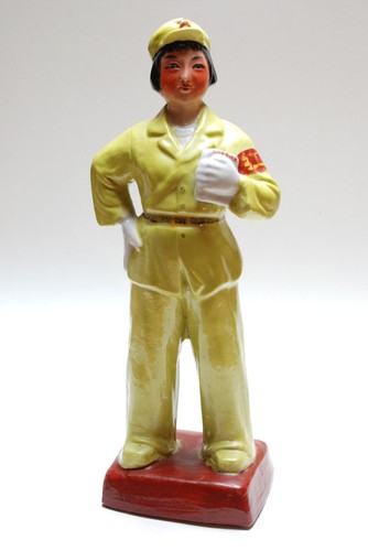 Figurine céramique emaillé - figurine,