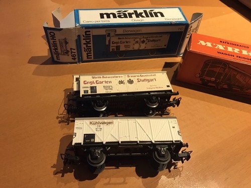 Marklin lot 2 wagons - marklin, ho