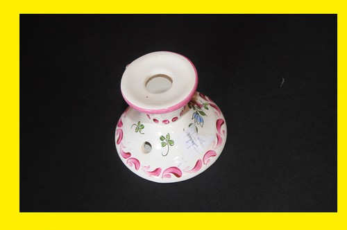 Bougeoir faience peint a - bougeoir, 2