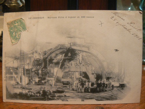 Cpa creusot marteau - 71,