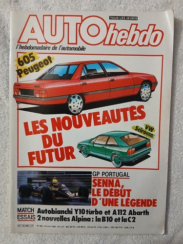 Auto hebdo 468 4 1985 - n°468, 25/4/1985