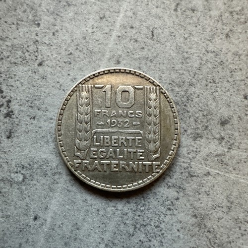 Pièce française francs - française, 10