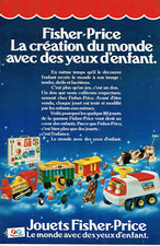 Publicité Advertising 03 24  1980   Fischer- Price  jeux jouets  1*