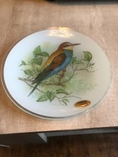 PORCELAINE de LIMOGES -  ASSIETTE  -DECOR  SERIGRAPHIE - SIGNEE