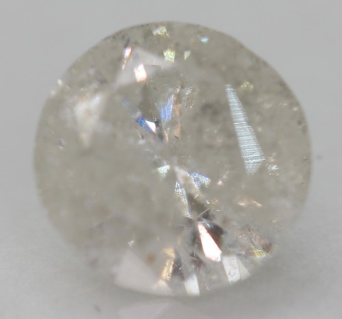 Diamant naturel taillé - taillé, rond